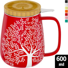 Lade das Bild in den Galerie-Viewer, Teetasse mit Deckel und Sieb