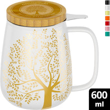 Lade das Bild in den Galerie-Viewer, Teetasse mit Deckel und Sieb