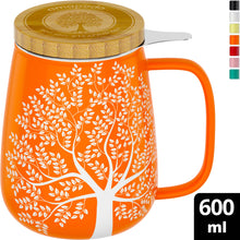 Lade das Bild in den Galerie-Viewer, Teetasse mit Deckel und Sieb
